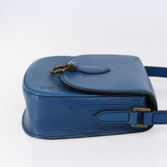 LOUIS VUITTON Epi Saint Cloud PM Shoulder Bag Blue - Picture 4 of 15